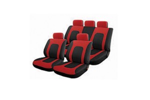 Σετ Καλυμματα Υφασματινα Bridge 9ΤΕΜ. ΚΟΚΚΙΝΟ-ΜΑΥΡΟ