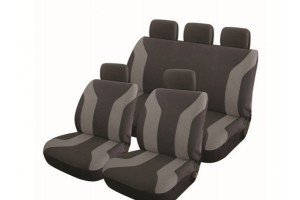 Σετ Καλυμματα Υφασματινα Champion 9 Τεμ Γκρι - Μαυρο