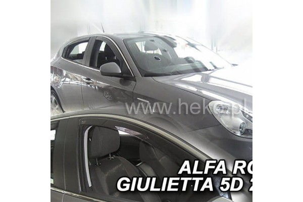 Heko Σετ Ανεμοθραύστες Μπροστινοί για Alfa Romeo Giulietta 5D 2010 2τμχ