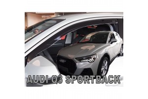 Heko Σετ Ανεμοθραύστες Μπροστινοί για Audi Q3 5d Sportback 2020 2τμχ