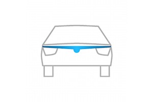 Audi A6 1997-2003 Ανεμοθραυστης Καπω Αυτοκινητου Απο Ευκαμπτο Φιμε Πλαστικο Heko - 1 ΤΕΜ.