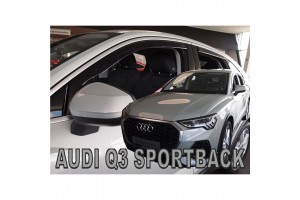 Ανεμοθραυστες Για Audi Q3 5D Sportback 2020+ Σετ Αυτοκινητου Απο Ευκαμπτο Φιμε Πλαστικο Heko - 4 ΤΕΜ.