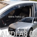 Heko Σετ Ανεμοθραύστες Μπροστινοί για Audi A8/D3 4D 2003-2010 2τμχ
