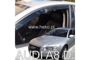 Heko Σετ Ανεμοθραύστες Μπροστινοί για Audi A8/D3 4D 2003-2010 2τμχ