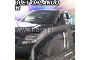 Heko Σετ Ανεμοθραύστες Μπροστινοί για Chevrolet Orlando 5D 2011 2τμχ