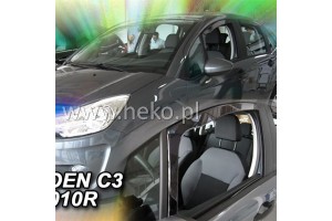 Heko Σετ Ανεμοθραύστες Μπροστινοί για Citroen C3 5D 2009-2017 2τμχ