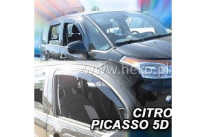Ανεμοθραυστες Για Citroen C3 Picasso 5D 2009-2017 Ζευγαρι Απο Ευκαμπτο Φιμε Πλαστικο Heko - 2 ΤΕΜ.
