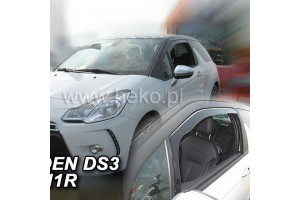 Ανεμοθραυστες Για Citroen DS3 3D 2010-2019 Ζευγαρι Απο Ευκαμπτο Φιμε Πλαστικο Heko - 2 ΤΕΜ.