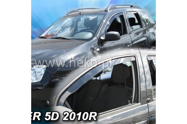 Heko Σετ Ανεμοθραύστες Μπροστινοί για Dacia Duster I 5D 2010-2018 2τμχ