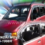 Heko Σετ Ανεμοθραύστες Μπροστινοί για Daihatsu Move 5D 1995-1998 2τμχ