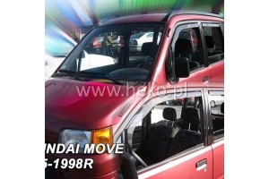 Heko Σετ Ανεμοθραύστες Μπροστινοί για Daihatsu Move 5D 1995-1998 2τμχ