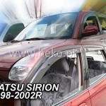Heko Σετ Ανεμοθραύστες Μπροστινοί για Daihatsu Sirion 5D 1998-2005 2τμχ