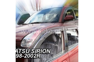 Heko Σετ Ανεμοθραύστες Μπροστινοί για Daihatsu Sirion 5D 1998-2005 2τμχ