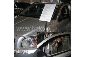 Heko Σετ Ανεμοθραύστες Μπροστινοί για Dodge Caliber 5D 2006 2τμχ