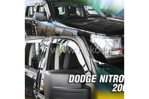 Heko Σετ Ανεμοθραύστες Μπροστινοί για Dodge Nitro 5D 2007 2τμχ