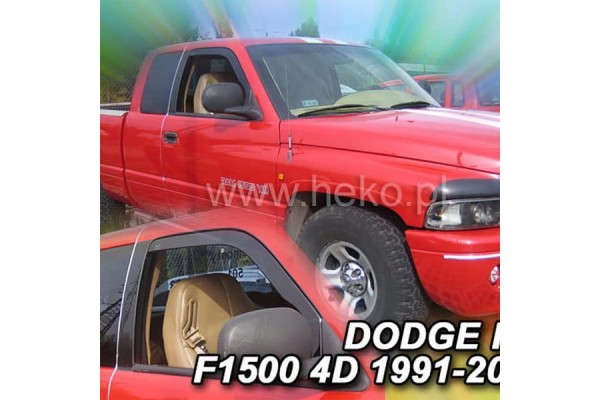 Heko Σετ Ανεμοθραύστες Μπροστινοί για Dodge Ram 1500 4D 1991-2002 2τμχ