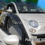 Heko Σετ Ανεμοθραύστες Μπροστινοί για Fiat 500 3D 2007 2τμχ