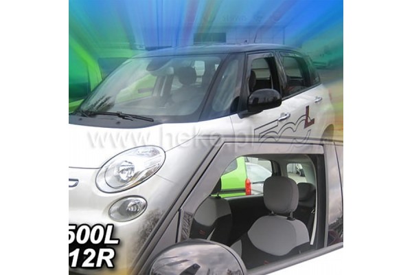 Heko Σετ Ανεμοθραύστες Μπροστινοί για Fiat 500 L 5D 2012 2τμχ