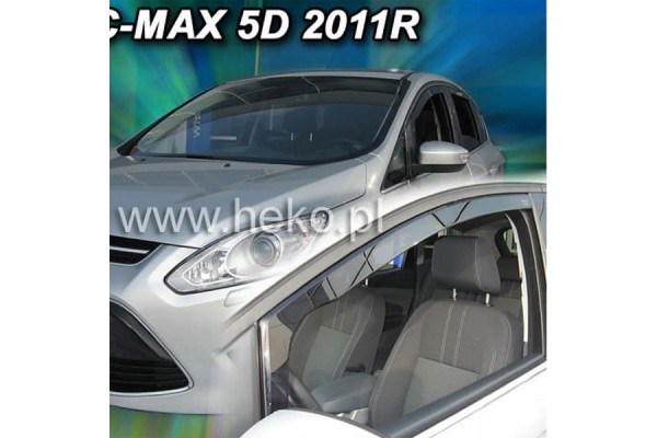 Heko Σετ Ανεμοθραύστες Μπροστινοί για Ford C-Max 5D 2011/Grand C-Max 5D 2011 2τμχ