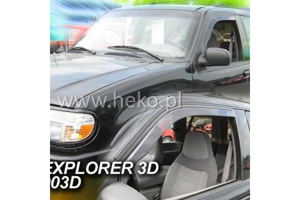 Heko Σετ Ανεμοθραύστες Μπροστινοί για Ford Explorer II 3D 1995-2003 2τμχ