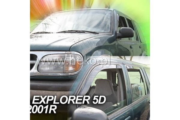 Heko Σετ Ανεμοθραύστες Μπροστινοί για Ford Explorer II 5D 1996-2001 2τμχ