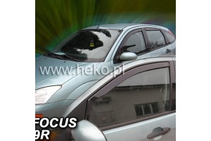 Heko Σετ Ανεμοθραύστες Μπροστινοί για Ford Focus MK1 4D/5D 1998-2005 2τμχ