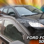 Heko Σετ Ανεμοθραύστες Μπροστινοί για Ford Focus MK2 4D/5D 2004-2011 2τμχ