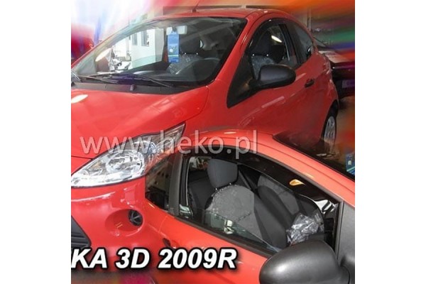 Heko Σετ Ανεμοθραύστες Μπροστινοί για Ford Ka II 3D 2009-2017 2τμχ