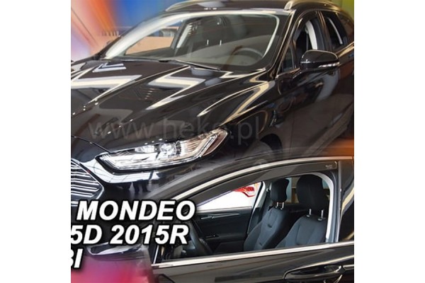 Heko Σετ Ανεμοθραύστες Μπροστινοί για Ford Mondeo 5D 2015 2τμχ