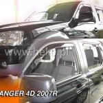 Heko Σετ Ανεμοθραύστες Μπροστινοί για Ford Ranger II 4D 2007-2012 2τμχ