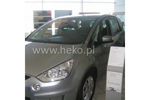 Heko Σετ Ανεμοθραύστες Μπροστινοί για Ford S-Max 5D 2006-2010 2τμχ