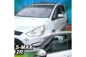 Heko Σετ Ανεμοθραύστες Μπροστινοί για Ford S-max 5D 2010-2016 2τμχ
