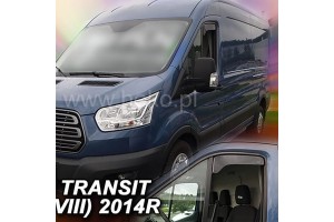 Heko Σετ Ανεμοθραύστες Μπροστινοί για Ford Transit VIII 2013 (Κονός-Μισό Μονο Πάνω) 2τμχ
