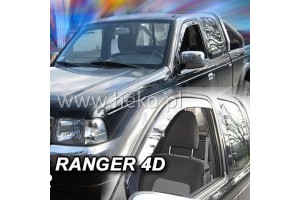 Heko Σετ Ανεμοθραύστες Μπροστινοί για Mazda B2500/Ford Ranger I 4D 2τμχ