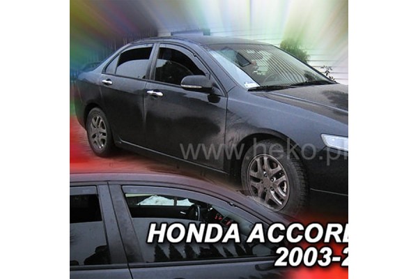 Heko Σετ Ανεμοθραύστες Μπροστινοί για Honda Accord VII 4D/5D 2003-2007 2τμχ