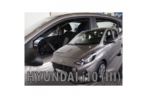 Heko Σετ Ανεμοθραύστες Μπροστινοί και Πίσω για Hyundai i10 5D 2019 4τμχ