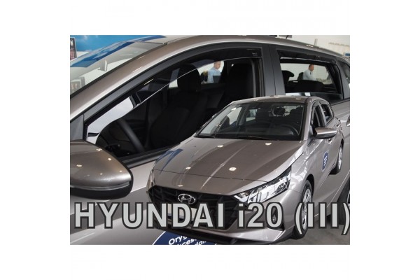 Heko Σετ Ανεμοθραύστες Μπροστινοί και Πίσω για Hyundai i20 5D 2020 4τμχ