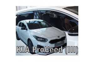 Heko Σετ Ανεμοθραύστες Μπροστινοί και Πίσω για Kia Ceed III 2018 4τμχ