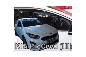 Heko Σετ Ανεμοθραύστες Μπροστινοί για Kia Ceed 5D 2017 2τμχ