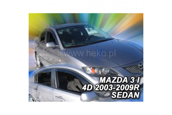 Mazda 3 4D 08/2003-2009 - Σετ Ανεμοθραυστες (4 ΤΕΜ.)