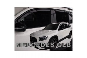 Heko Σετ Ανεμοθραύστες Mercedes GLB X247 5D 2019 Μπροστινοί / Πίσω για 4τμχ