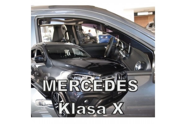 Heko Σετ Ανεμοθραύστες Μπροστινοί για Mercedes X-Klas W470 4D 2017 2τμχ