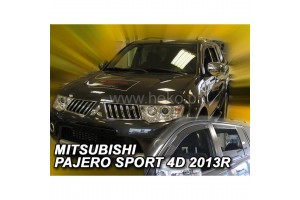 Heko Σετ Ανεμοθραύστες Μπροστινοί και Πίσω για Mitsubishi Pajero Sport 5D 2013-2018 4τμχ