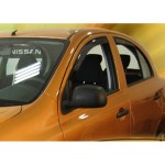 Heko Σετ Ανεμοθραύστες Μπροστινοί για Nissan Micra K13 5D 2010 2τμχ