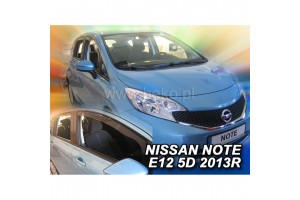 Heko Σετ Ανεμοθραύστες Μπροστινοί και Πίσω για Nissan Note 2013 4τμχ