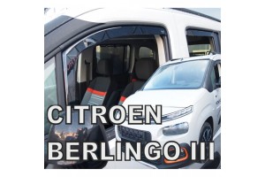 Ανεμοθραυστες Για Citroen Berlingo III/PEUGEOT RIFTER/OPEL Combo E 4D/5D Lov 2018+ Σετ Αυτοκινητου Απο Ευκαμπτο Φιμε Πλαστικο Heko - 4 ΤΕΜ.