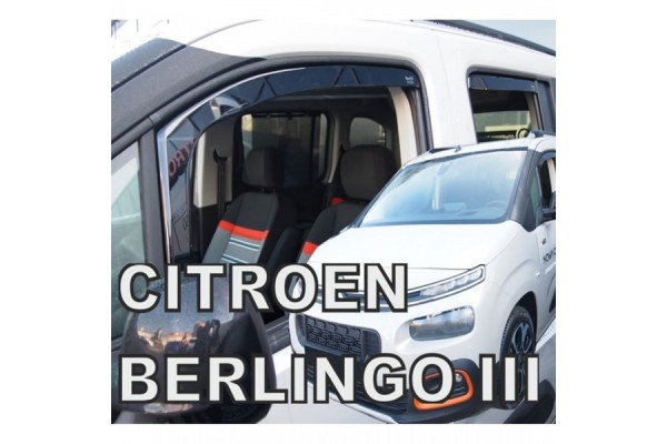 Citroen Berlingo III/PEUGEOT RIFTER/OPEL Combo E 4D/5D Lov 2018> Ανεμοθραυστες - Σετ (4 ΤΕΜ)