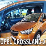 Heko Σετ Ανεμοθραύστες Μπροστινοί για Opel Crossland X 5D 2017 2τμχ