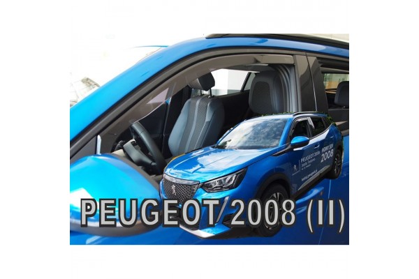 Heko Σετ Ανεμοθραύστες Μπροστινοί για Peugeot 2008 5D 2019> / 2008E 5D 2019> 2τμχ