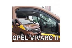 Opel Vivaro II 2014> / Renault Trafic Iii 2014>/ Nissan NV300 2018> - Ζευγαρι Ανεμοθραυστες Αυτοκινητου Απο Ευκαμπτο Φιμε Πλαστικο Heko - 2 ΤΕΜ.